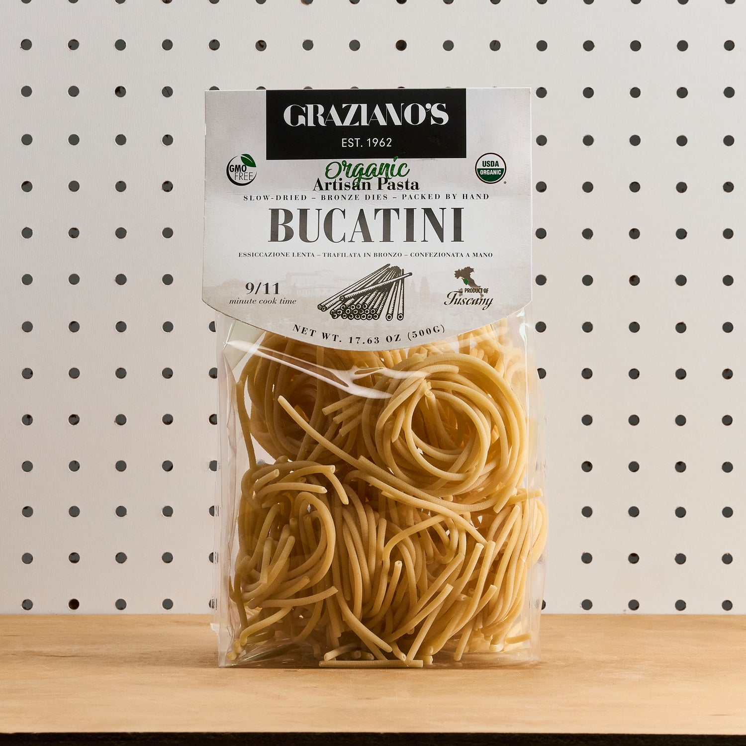 Graziano's Organic Artisan Pasta - Bucatini