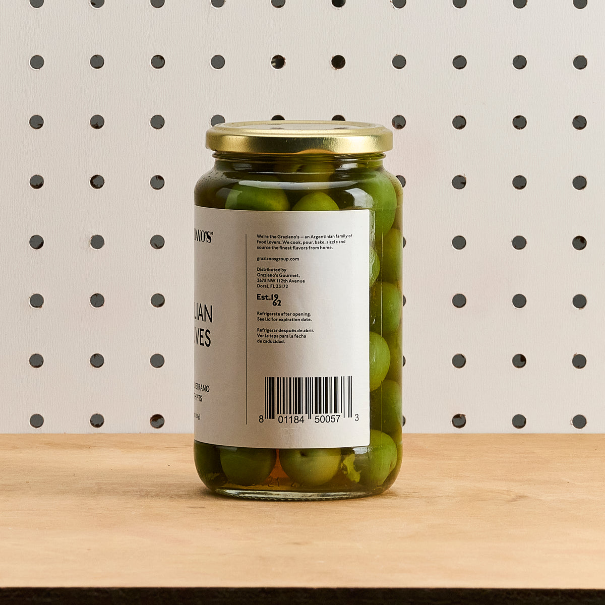 Graziano's Italian Castelvetrano With Pits Olives