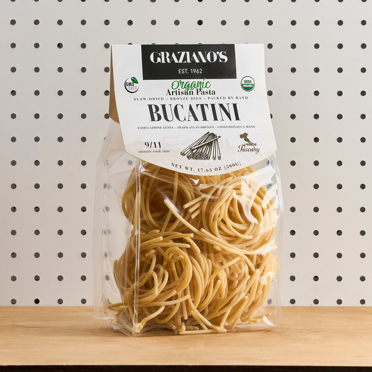 Graziano's Organic Artisan Pasta - Bucatini
