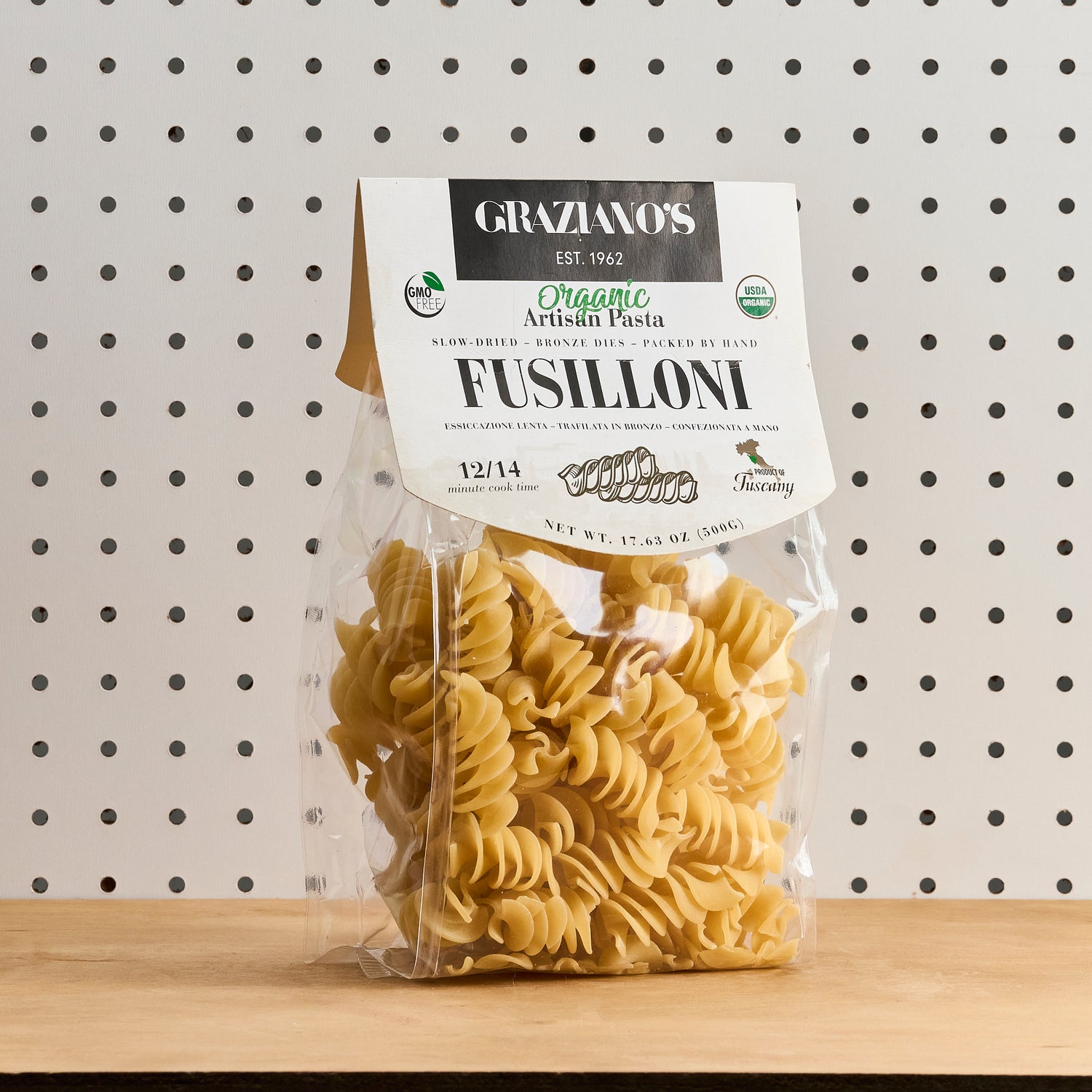 Graziano's Organic Artisan Pasta - Fusilloni