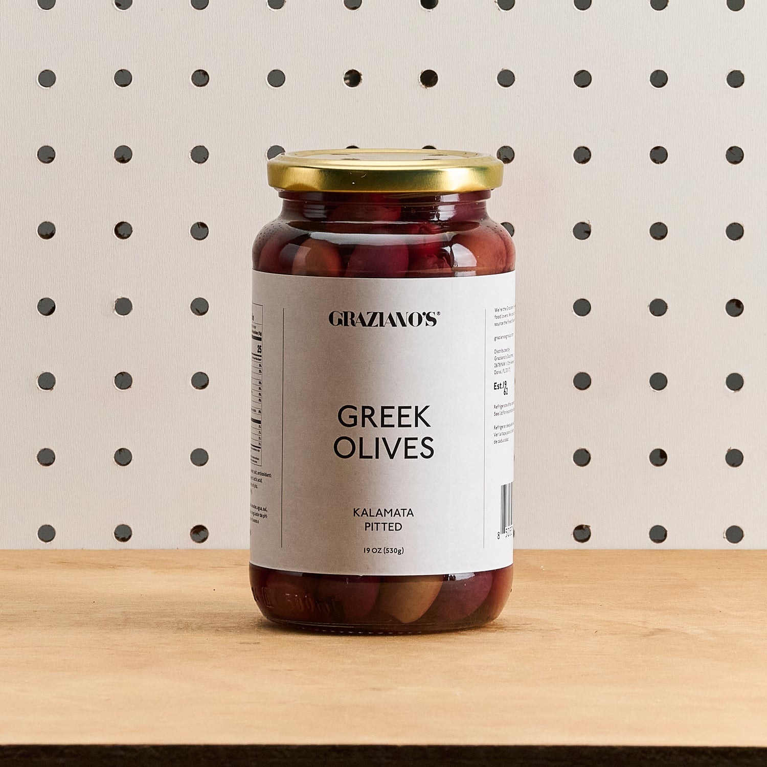 Graziano's Greek Kalamata Pitted Olives