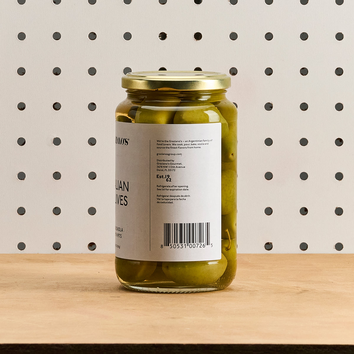 Graziano's Italian Cerignola With Pits Olives
