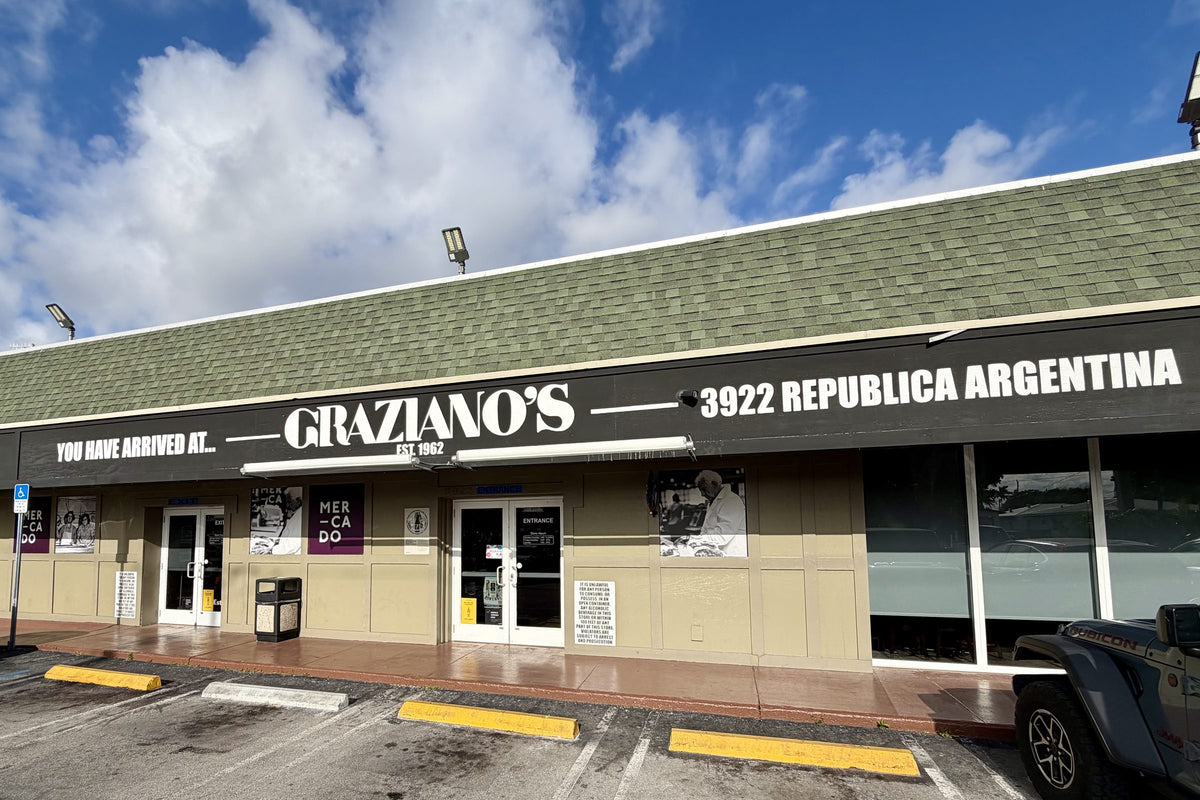 Graziano's Mercado Bird Road storefront at 3922 Republica Argentina (SW 40th St), Miami